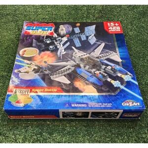 Kids Cra-z-art 428 Pc. Super Blox Space Battle Set Unopened Ages 5+